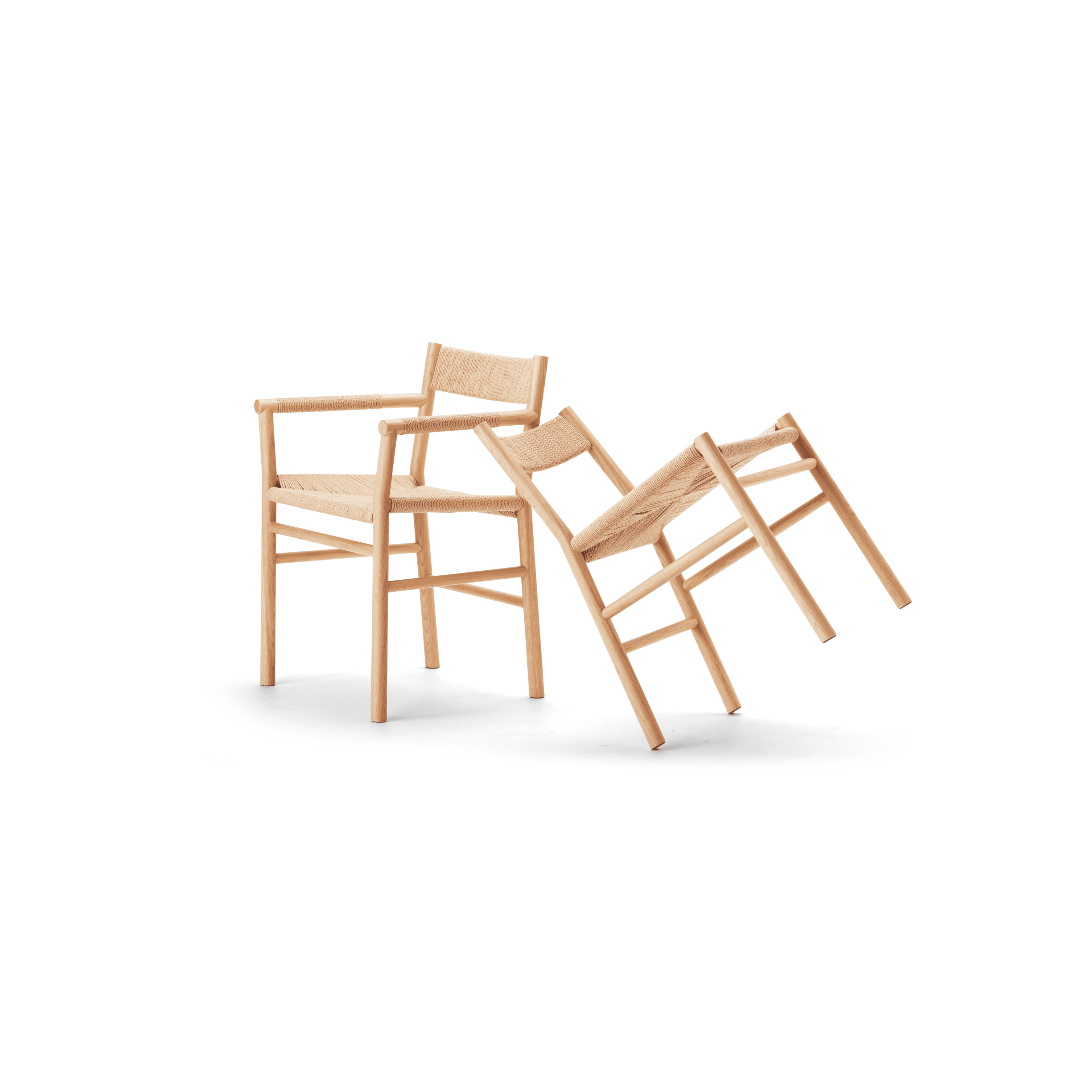 CORD - Egetræsstol med armlæn