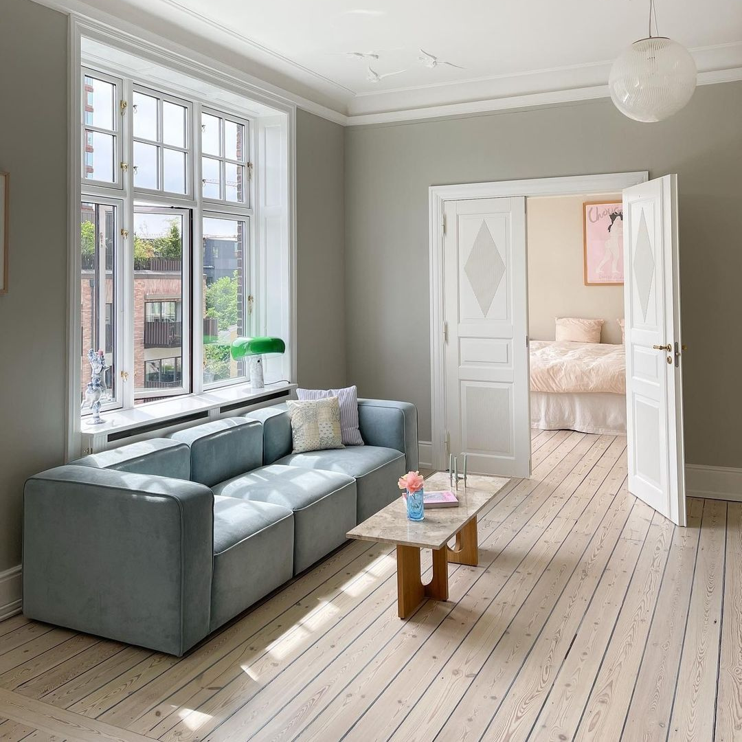 BASECAMP Small open end - højre, 2 moduler, Nordic Velvet Sand nr. 250