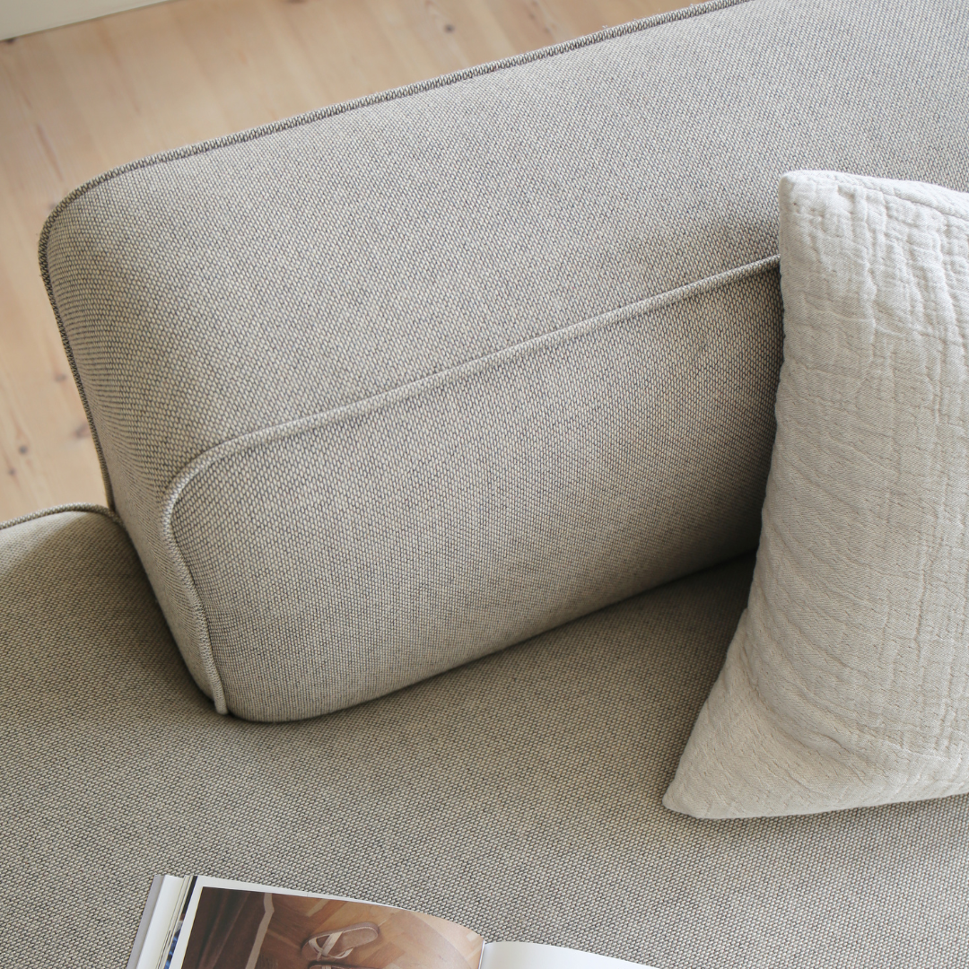 BASECAMP XL two seater - 2 moduler, Crush Bouclé Beige nr. 50