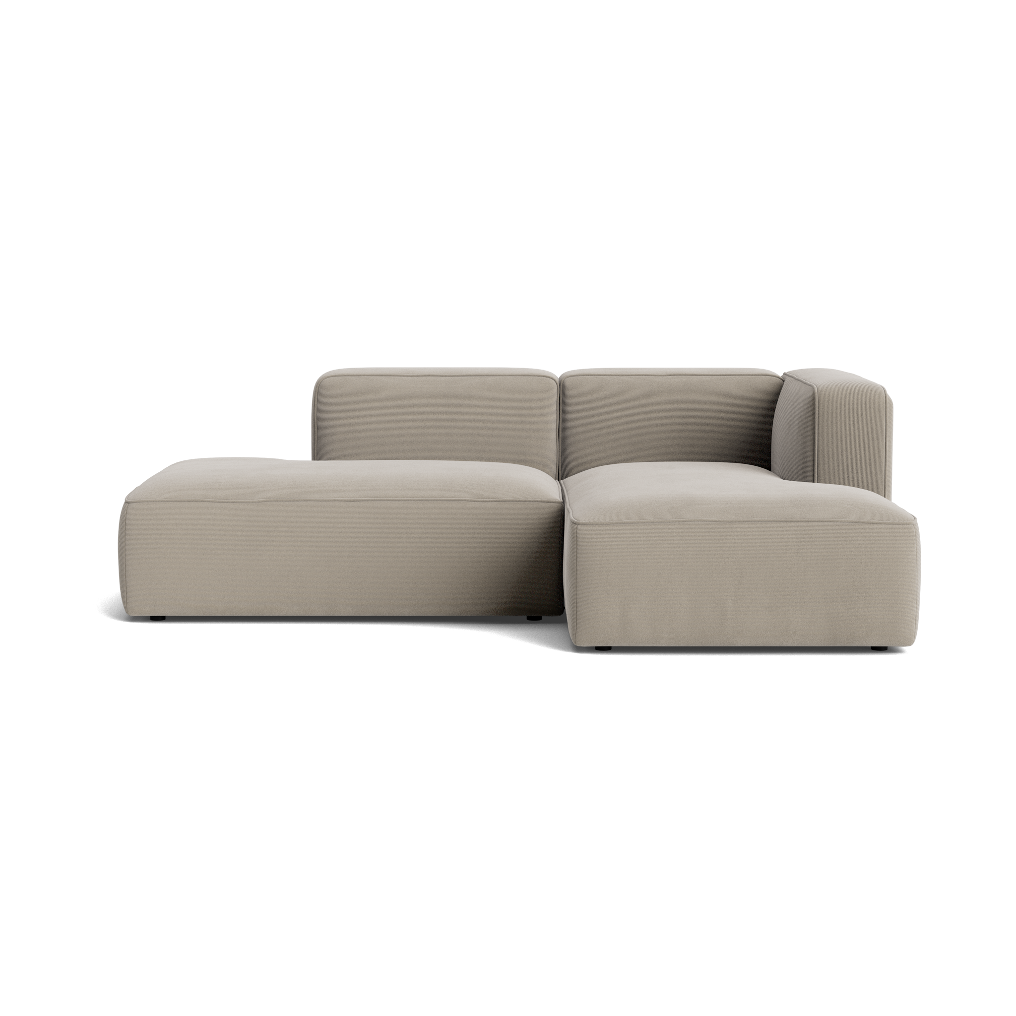 BASECAMP Small open end - højre, 2 moduler, Nordic Velvet Sand nr. 250