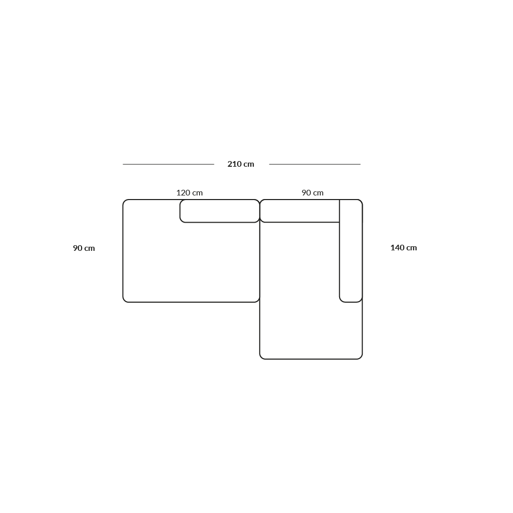 BASECAMP Small open end - højre, 2 moduler, Cosmo nr. 10