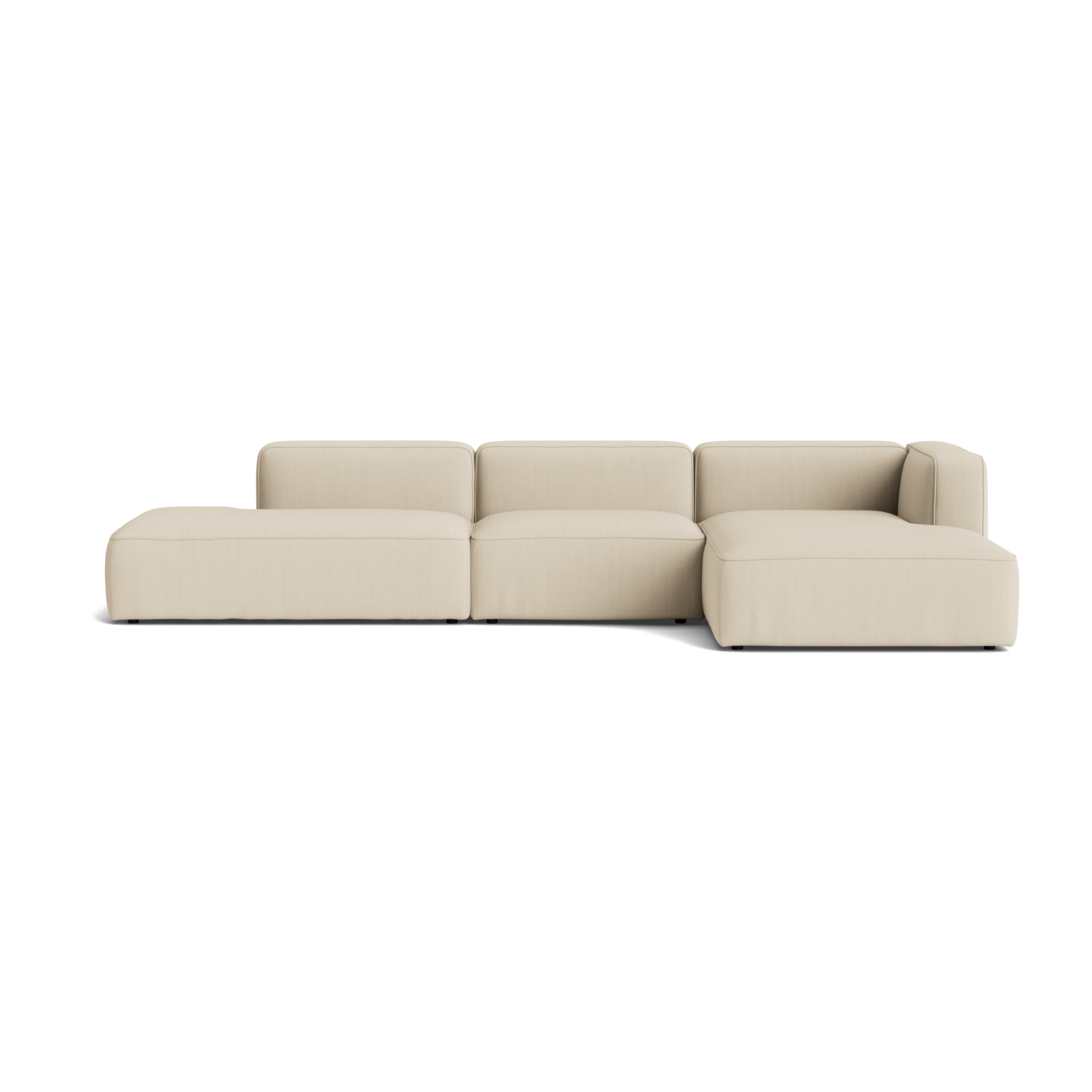 BASECAMP XL Open End - Højre Chaiselongue, 3 moduler, 160x340cm