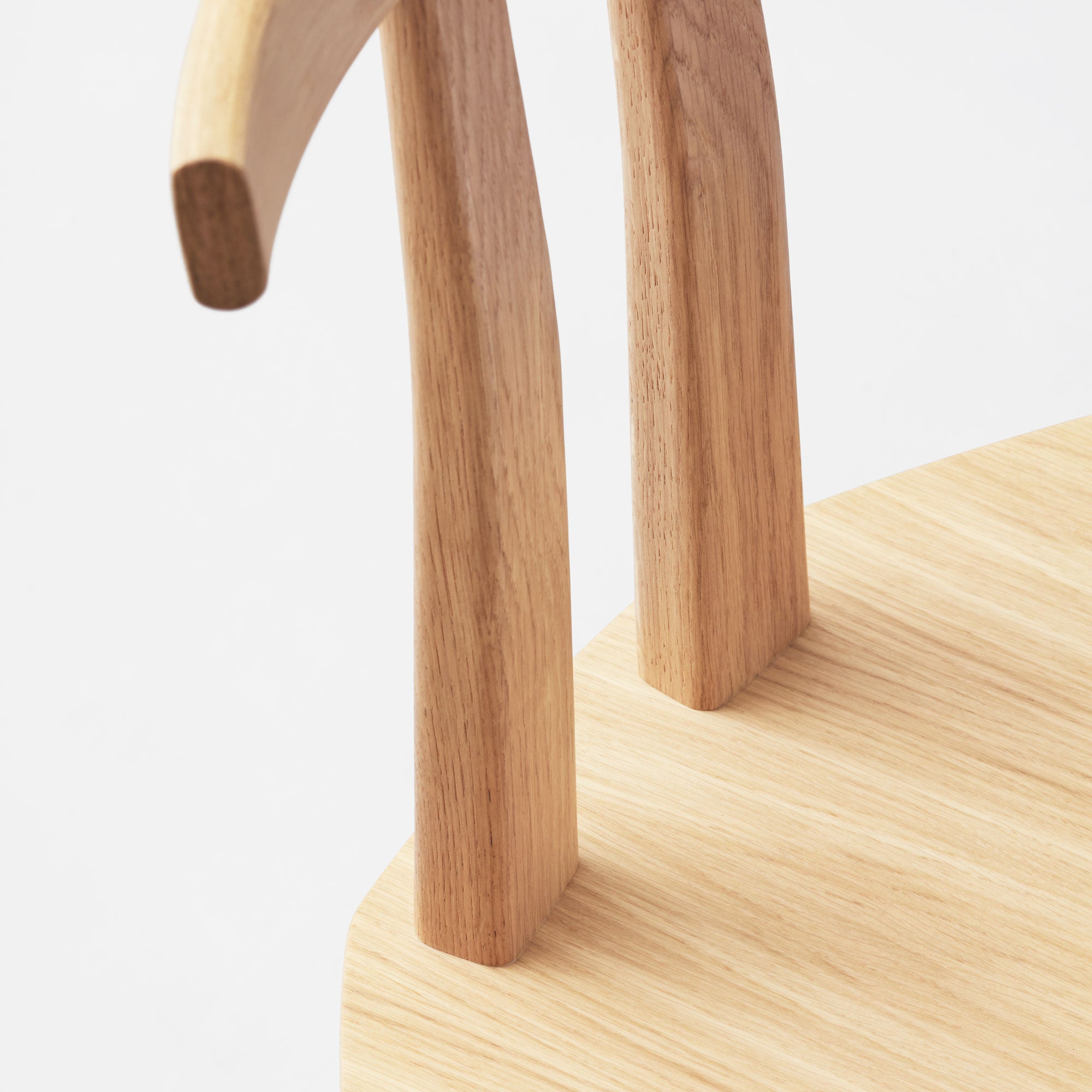 Dining table chair, oak lacquer