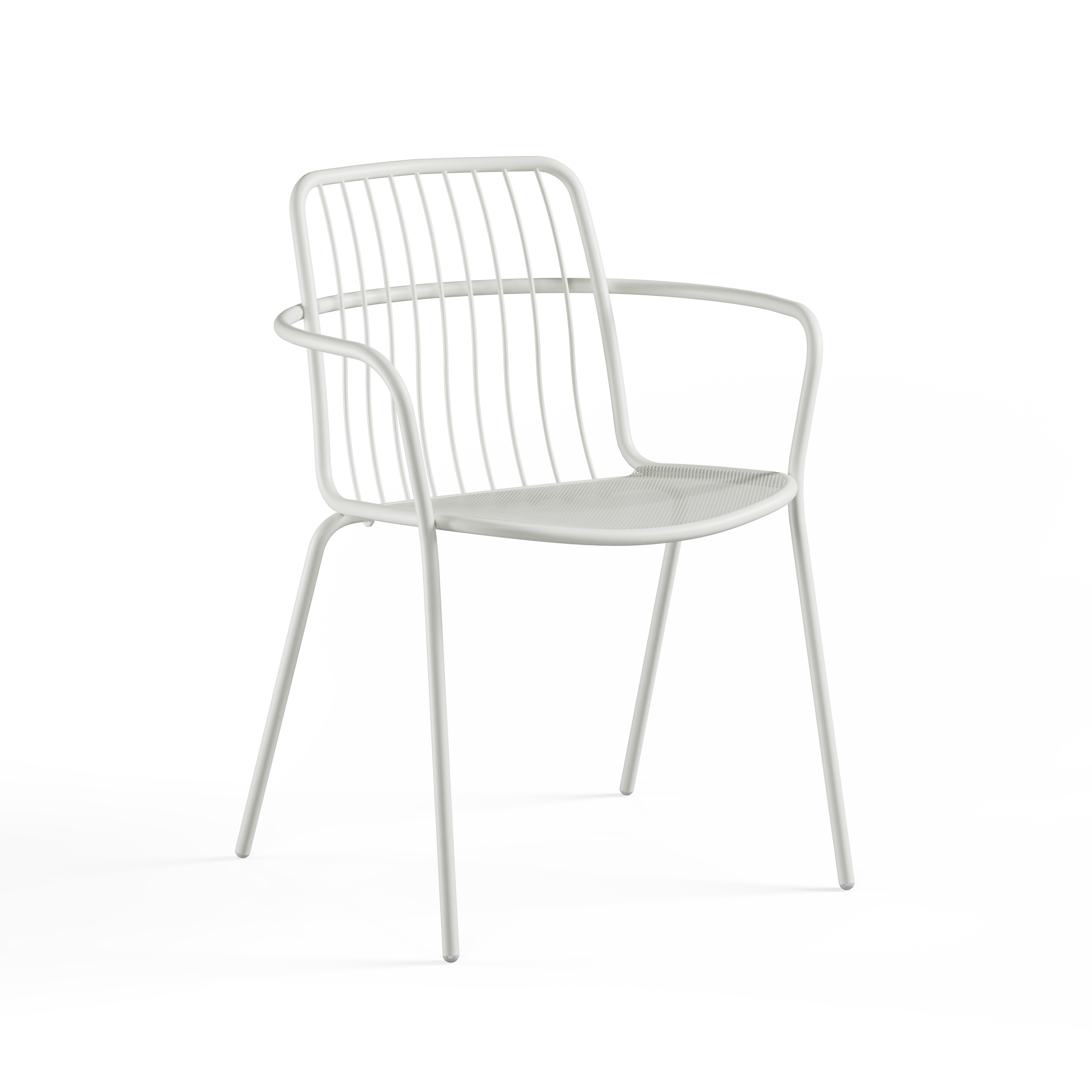 Alisea - havestol med armlæn, White