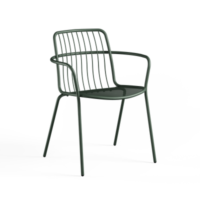 Alisea - havestol med armlæn, Dark Green