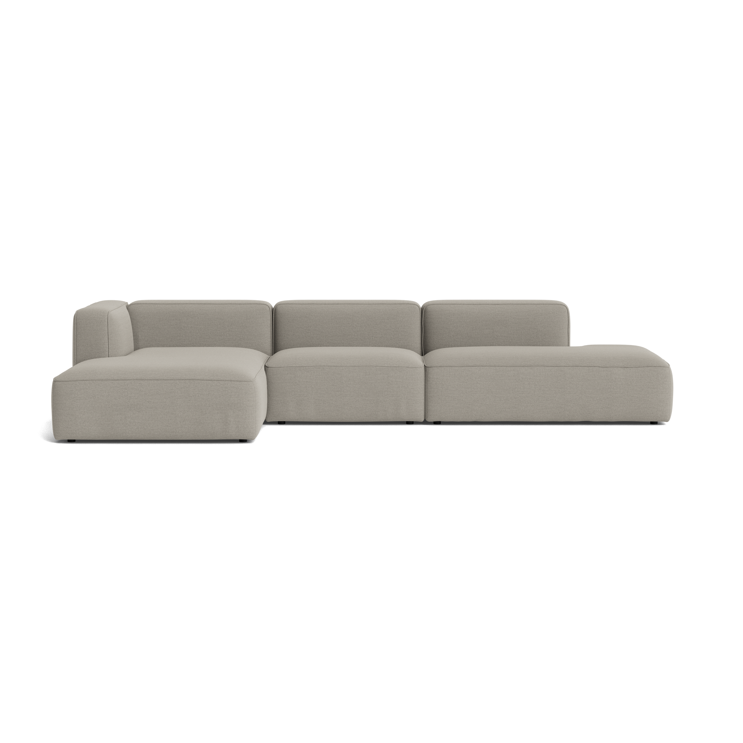 BASECAMP XL Open End - venstre chaiselounge, 3 moduler, 160x340cm