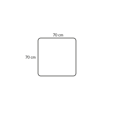 BASECAMP Puf - 1A modul, 70x70 cm