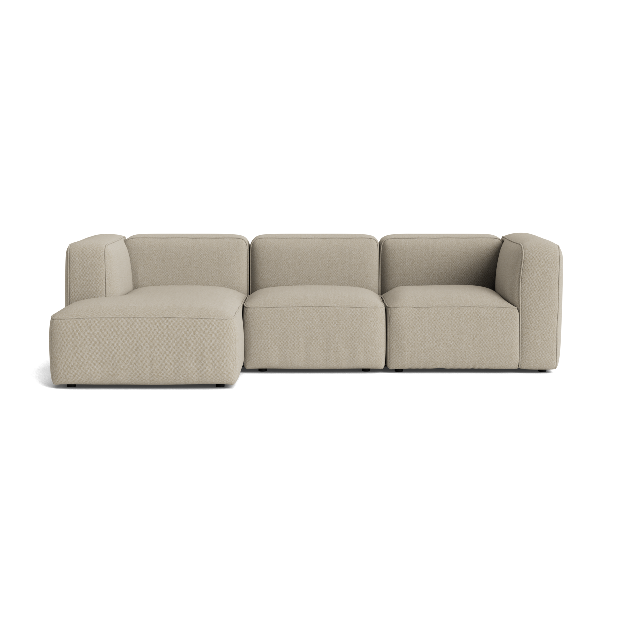 BASECAMP Chaiselounge - venstre chaiselounge, 3 moduler, 140x250cm