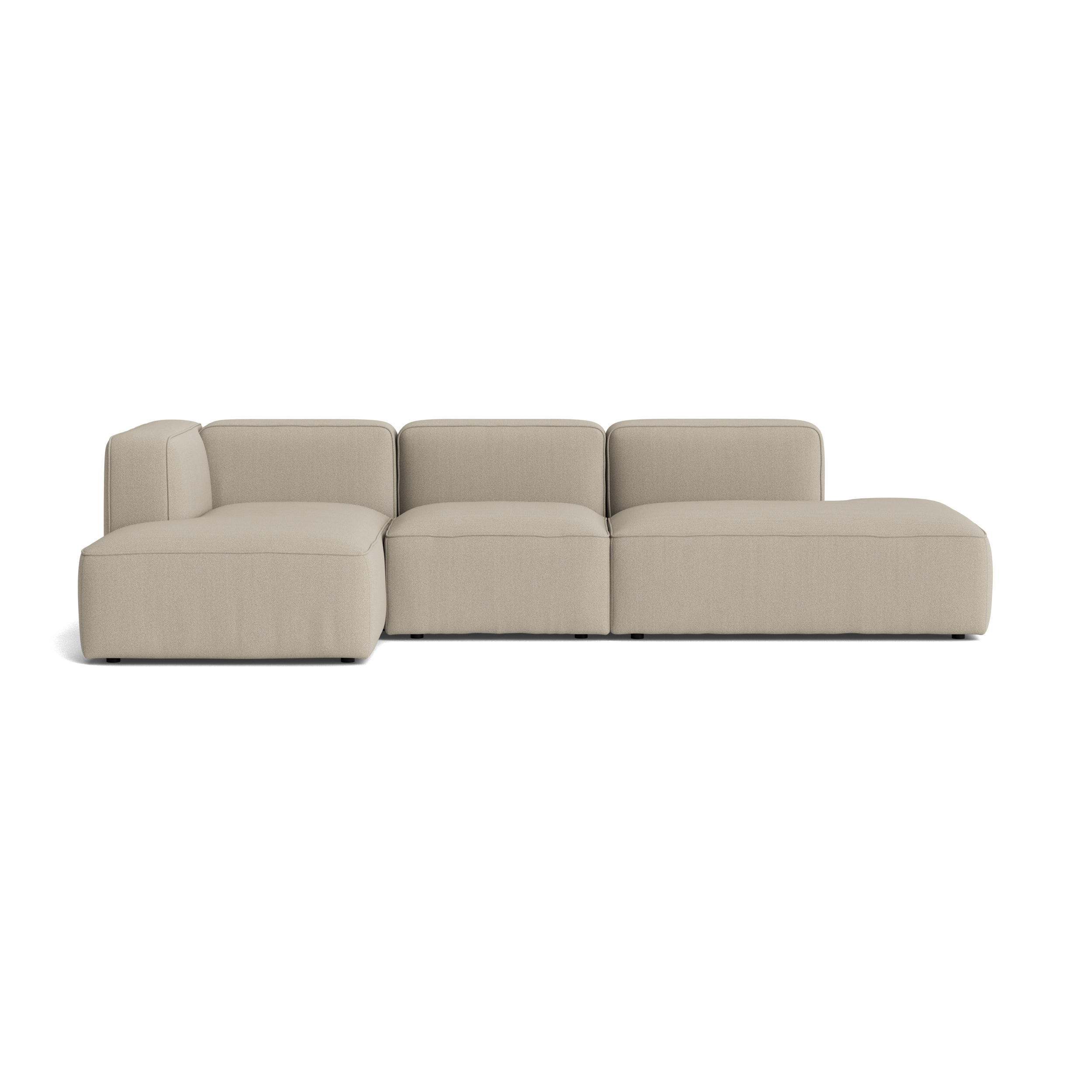 BASECAMP Open end - venstre chaiselounge, 3 moduler, 140x280cm