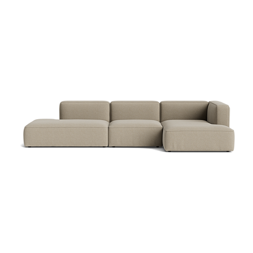 BASECAMP XL Deep Open End - Højre Chaiselongue, 3 moduler, 160x340 cm