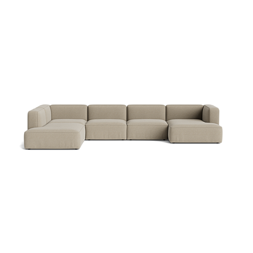 BASECAMP XL Deep Family - Højre Chaiselongue, 5 moduler, 250x400 cm