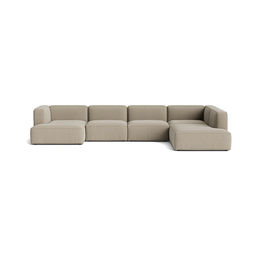 BASECAMP XL Deep Family - venstre chaiselounge, 5 moduler, 250x400 cm