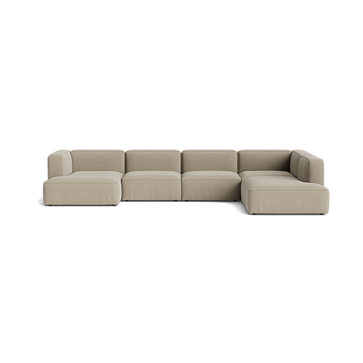 BASECAMP XL Deep Family - Venstre Chaiselongue, 5 moduler, 250x400 cm