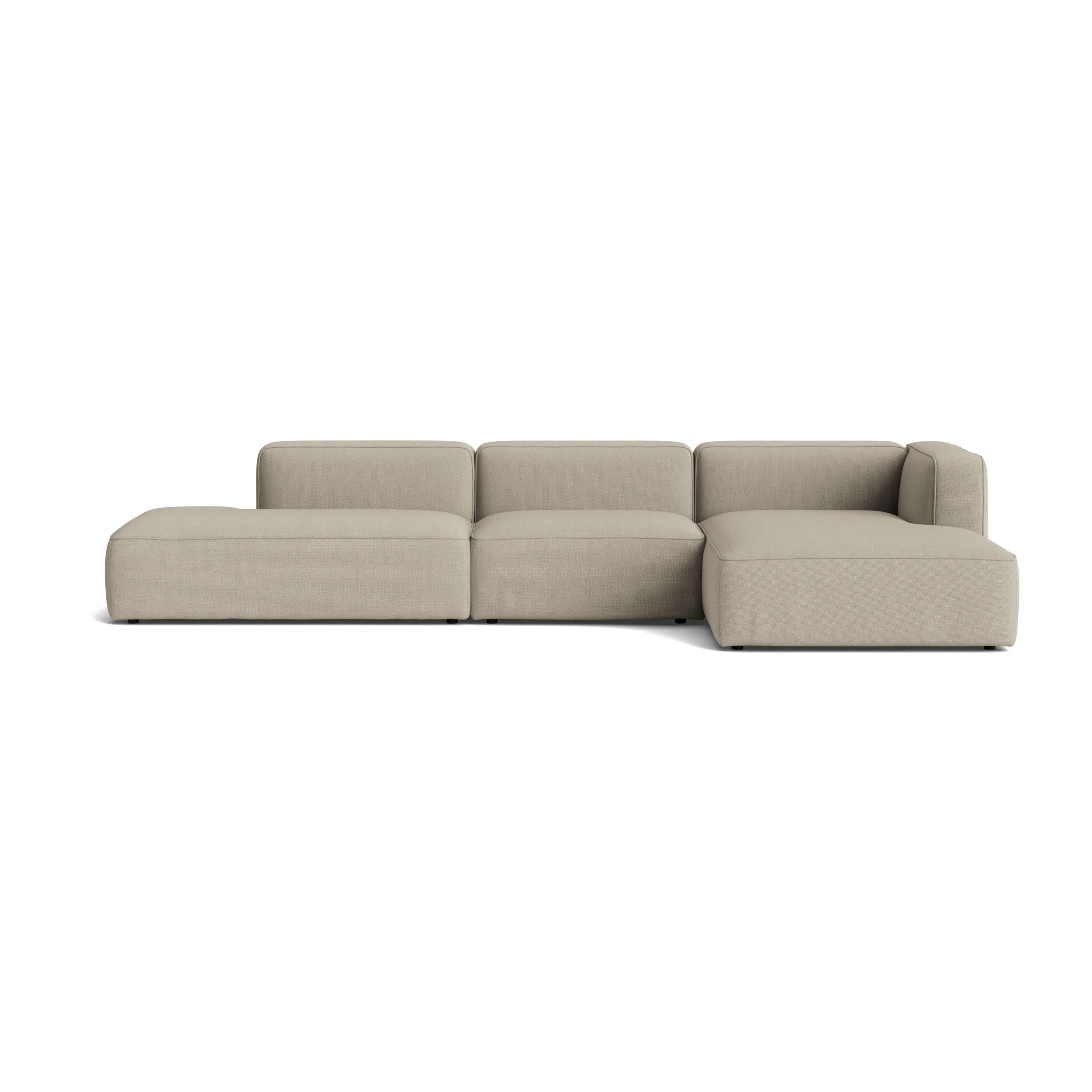 BASECAMP XL Open End - højre chaiselounge, 3 moduler, 160x340cm