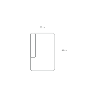 BASECAMP XL Open end - venstre, 6E modul, 90x140cm