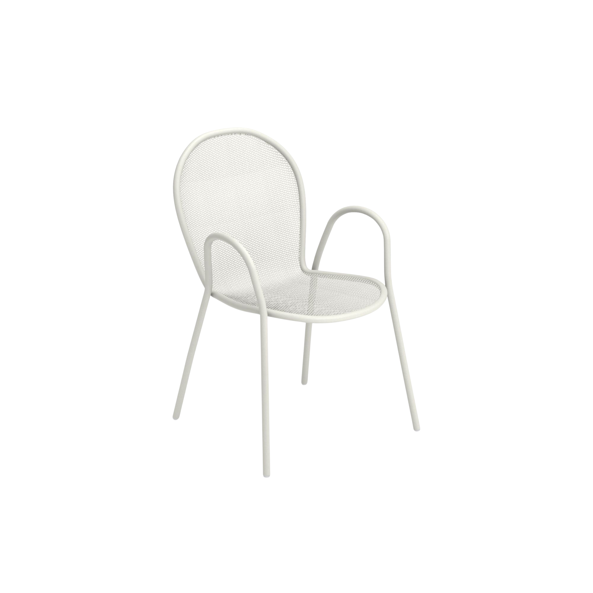 Ronda - havestol med armlæn, White